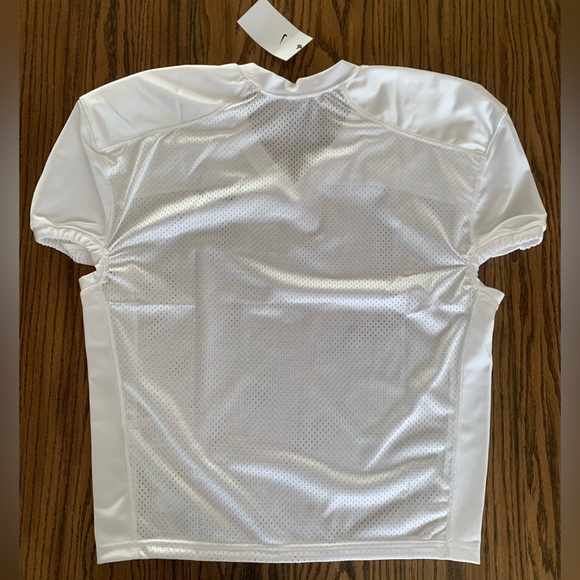 Nike Men’s Vapor White L Football Practice Jersey 908729-100 - Picture 5 of 8
